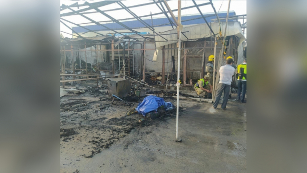 В Самаркандской области сгорел магазин