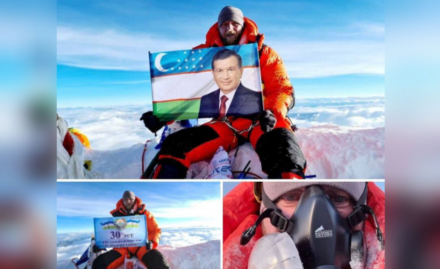 Видео: Первый альпинист из Узбекистана, покоривший Эверест прибыл в Узбекистан