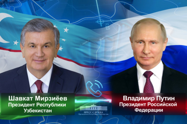 Президенты Узбекистана и России обсудили ситуацию в Афганистане