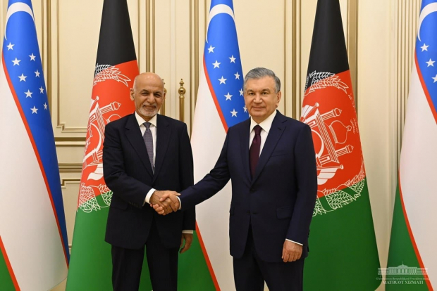 Шавкат Мирзиёев встретился с Президентом Афганистана в Ташкенте