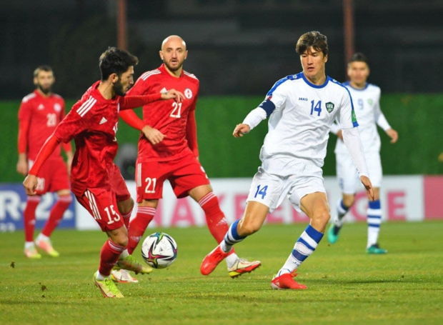 Сборная Узбекистана по футболу уступила Грузии