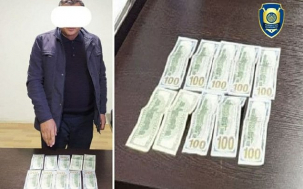 В Кашкадарьинской области задержан глава организации за взятку в размере 1000 долларов