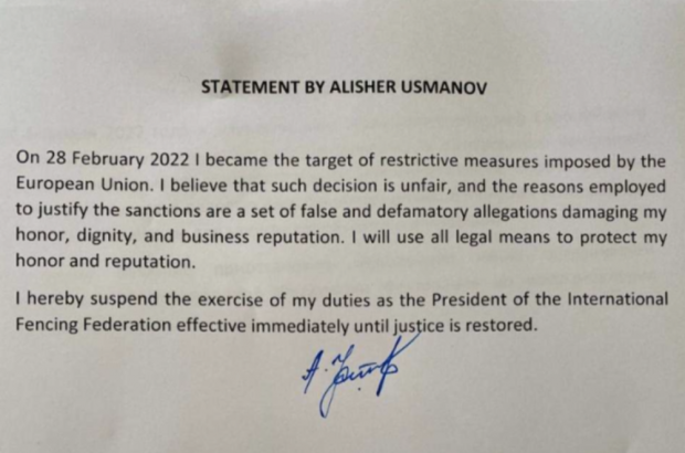 Алишер Усманов прокомментировал введенные против него санкции