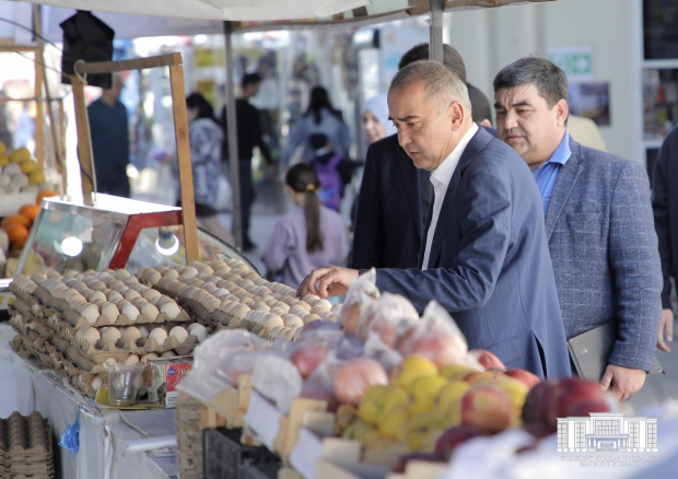 Хоким Ташкента посетил Мирабадский рынок