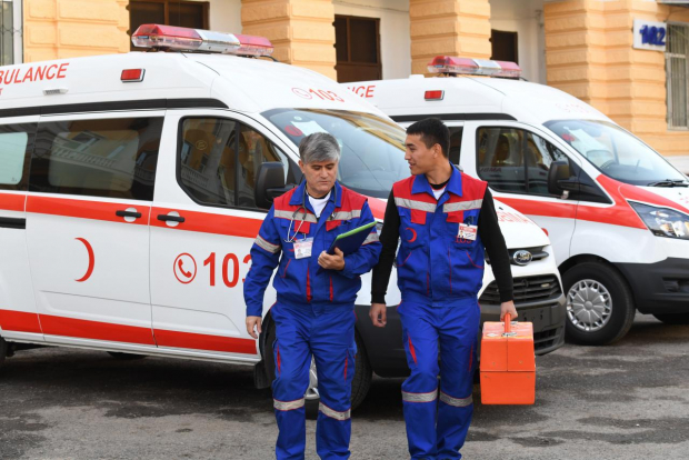 Треть карет скорой помощи в Бухарской области нуждаются в ремонте
