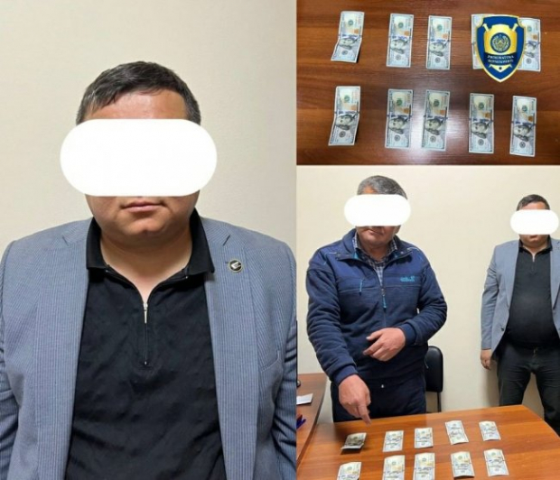 В Ташкентской области помощник хокима попался на крупной взятке