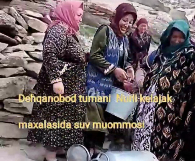 В Кашкадарьинской области женщины устроили драку из-за отсутствия воды — видео