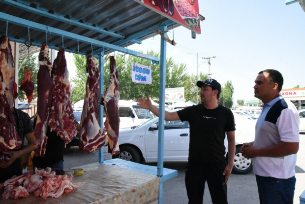 В Ферганской области начали продавать килограмм говяжьего мяса за 35 000 сумов