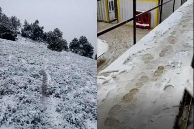 В горных районах Узбекистана выпал снег