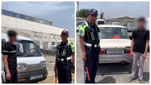 Инспектор ДПС выявил двух школьников, которые управляли транспортными средствами в Ташкентском районе