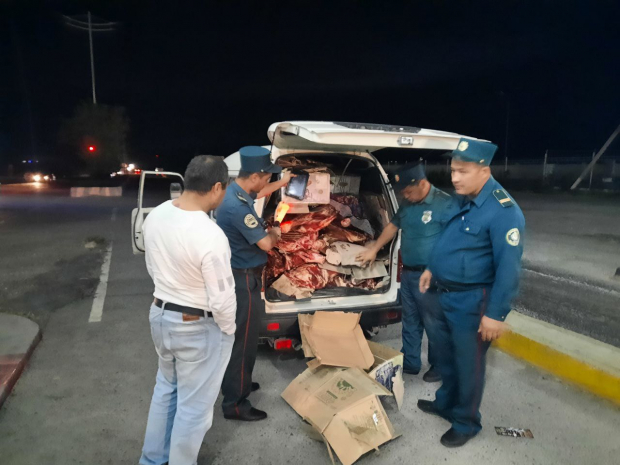 4 июня пресечена очередная попытка перевозки 700кг мяса в Ташкент без ветеринарных документов