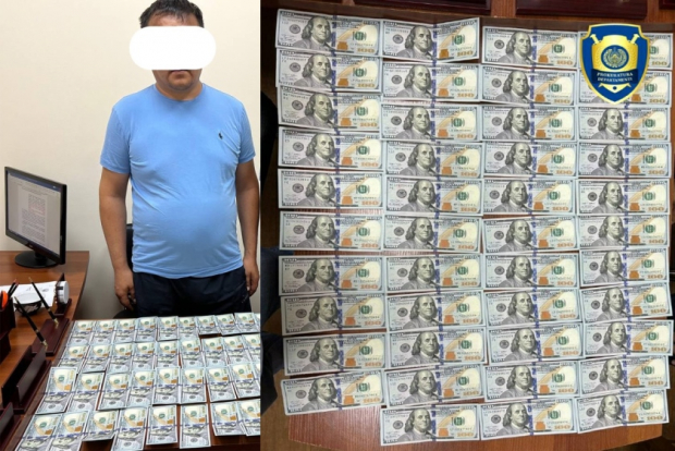 Задержан мужчина в Ташкентской области, который занимался незаконным обменом иностранной валюты на рынке Бектопи