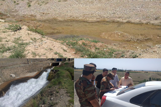 Выявлена утечка воды из водохранилища в Наманганской области