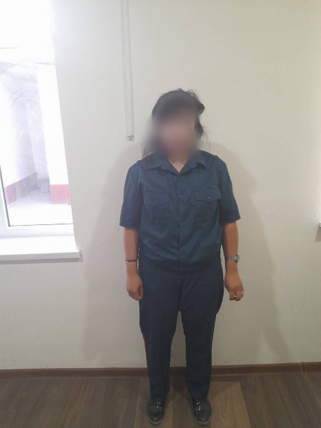Выявлена женщина в Самаркандской области, которая переоделась в форму сотрудника органов внутренних дел