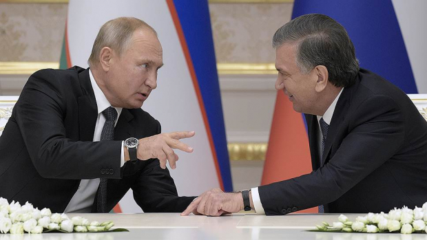 Состоялся телефонный разговор между президентами Узбекистана и России