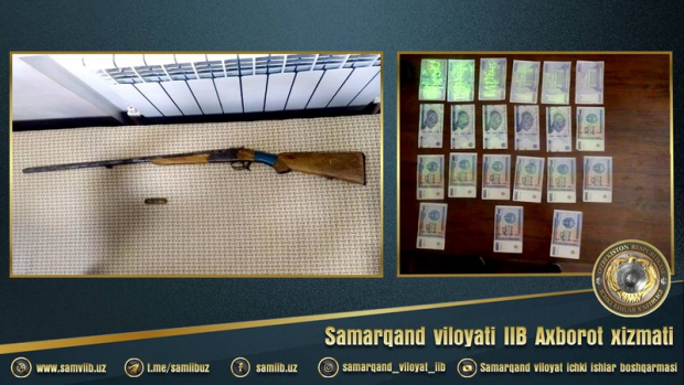 Мужчине, который продал в Самаркандской области огнестрельное оружие грозит до 20 лет лишения свободы