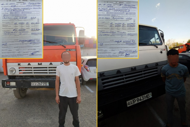 В Ташкенте наказаны водители грузовых автомобилей, которые создавали опасность для других участников дорожного движения