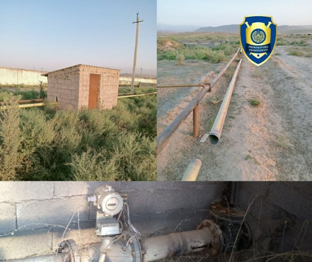 Выявлен кирпичный завод в Джизакской области, незаконно подключённый к сети подачи природного газа