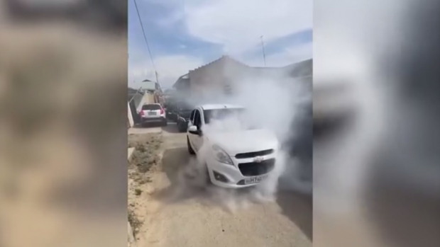 Наказан водитель автомобиля «Spark», выполнявший опасные манёвры в махалле Ташобласти - видео