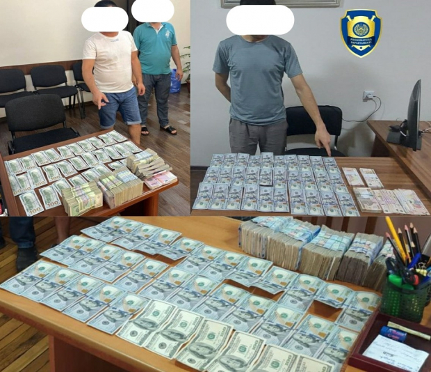 Задержаны лица причастные к незаконному обороту иностранной валюты в нескольких регионах Узбекистана