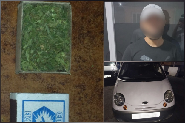 При въезде в Ташкент сотрудниками ДПС выявлен водитель с запрещёнными веществами