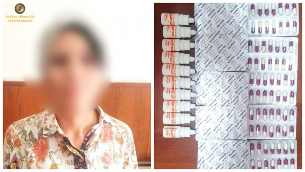Женщина распространяла психотропные препараты в Андижане под видом продажи головных уборов