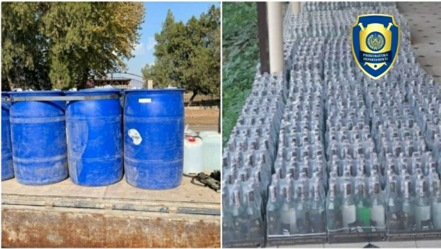 В двух регионах Узбекистана пресечен незаконный оборот спирта и контрафактного алкоголя