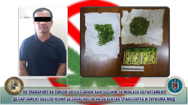 В Самарканде задержан гражданин, занимавшийся торговлей наркотиками рядом с гостиницей