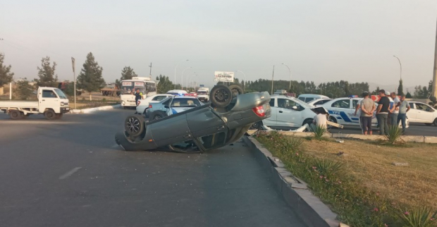 В Андижанской области произошло серьёзное ДТП между автомобилями «Spark» и «Lada Priora»