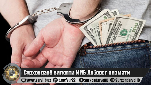 В Термезе задержан гражданин причастный к 5 случаям мошенничества