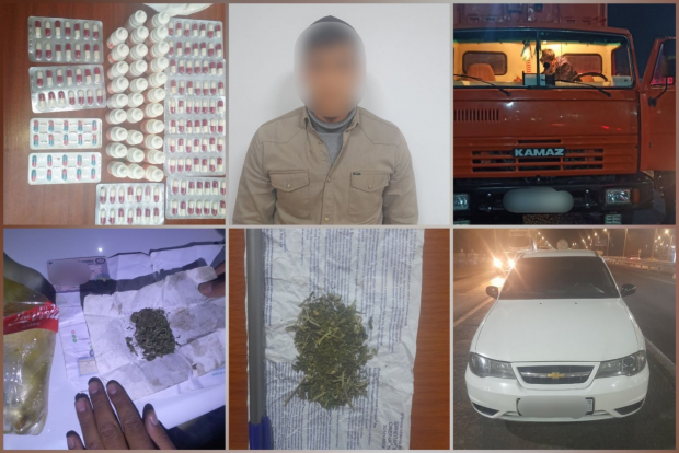 В Ташкенте сотрудниками ДПС пресечена перевозка запрещённых веществ