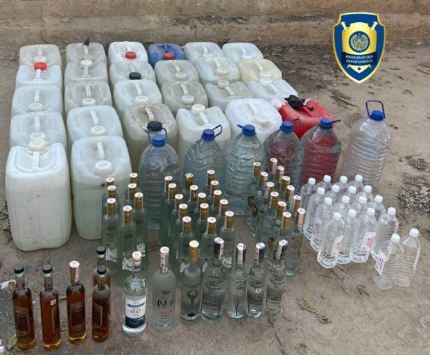 В Яшнабадском районе совершили хищение конфискованного алкоголя