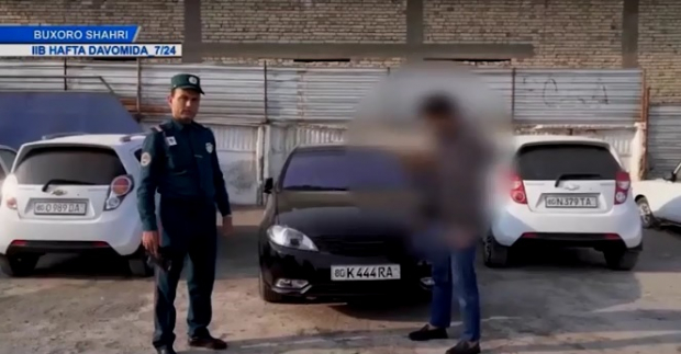 В Бухаре наказан водитель «Gentra» устроивший гонку на дороге - видео