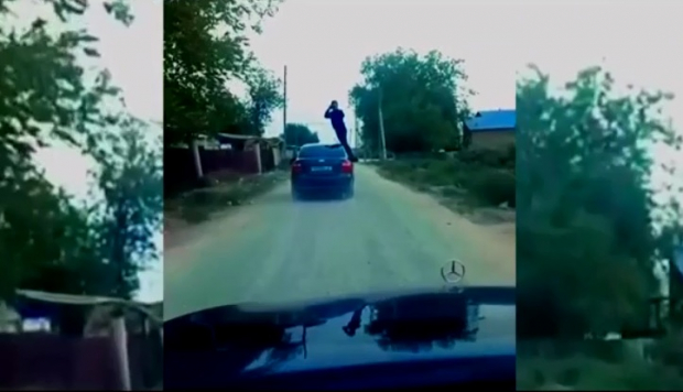 В Каракалпакстане наказан «бесстрашный» видеооператор и водитель «Nexia-3» — видео