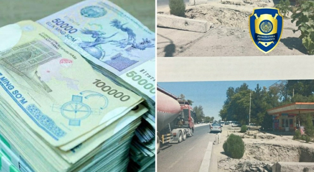 В Узбекистане выявлены хищения при строительстве тротуаров и надземных переходов