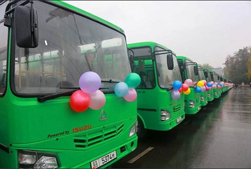 Узбекистан направил в Кыргызстан 50 новых автобусов