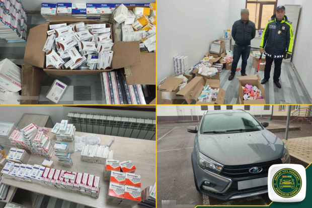 Пресечена перевозка лекарственных препаратов, ввезённых в Узбекистан незаконно