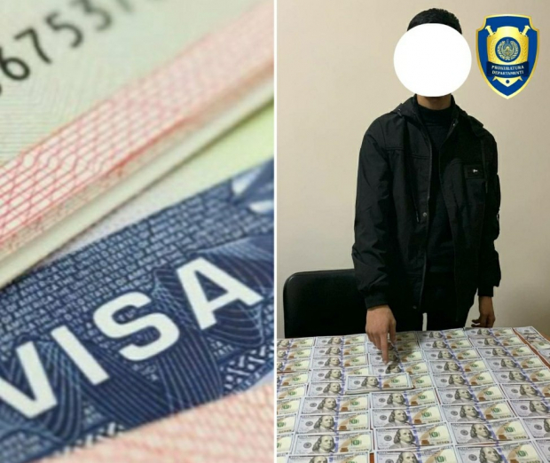 В Ташкентской области мужчина пообещал за 30 тыс. долларов получить визу в США