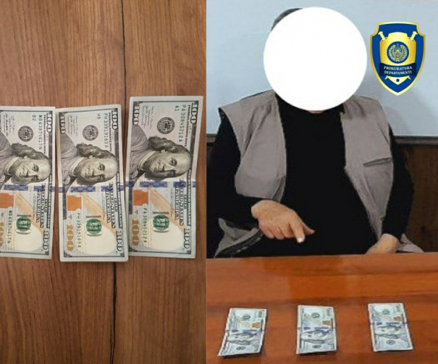В Ургенче при получении взятки задержан председатель правления дехканского рынка