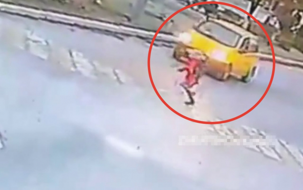 В Зарафшане водитель автомобиля «Matiz» сбил 8-летнюю девочку - видео