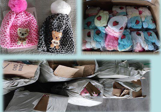 В Андижанской области пресечён незаконный ввоз 4000 единиц детской одежды