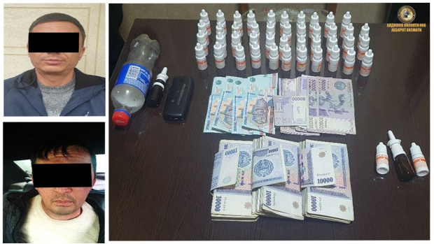 В Андижанской области задержаны граждане причастные к незаконному обороту психотропных препаратов