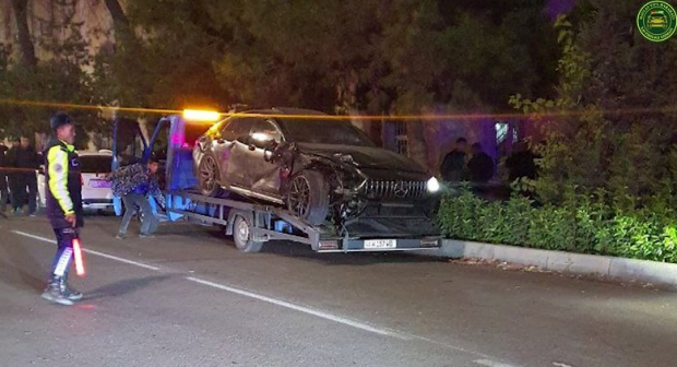 В Ташкенте произошло массовое ДТП, пострадал один человек - видео