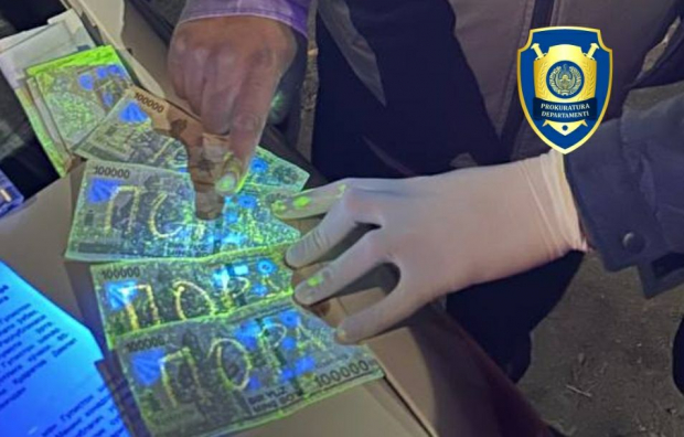 При получении взятки задержан сотрудник «Сирдарё сув таъминоти»