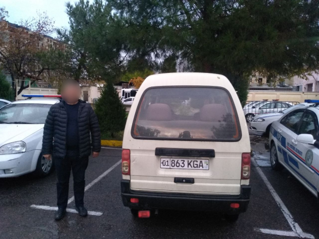 В Ташкенте за создание аварийной ситуации наказан водитель автомобиля «Damas» - видео