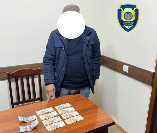 Задержан сотрудник "Наманган шахаргаз", вымогавший взятку за подключение образовательного учреждения