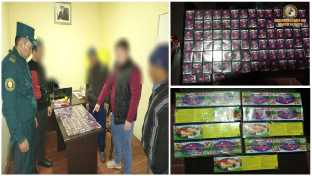 В Андижанской области выявлен гражданин, который незаконно торговал пиротехникой