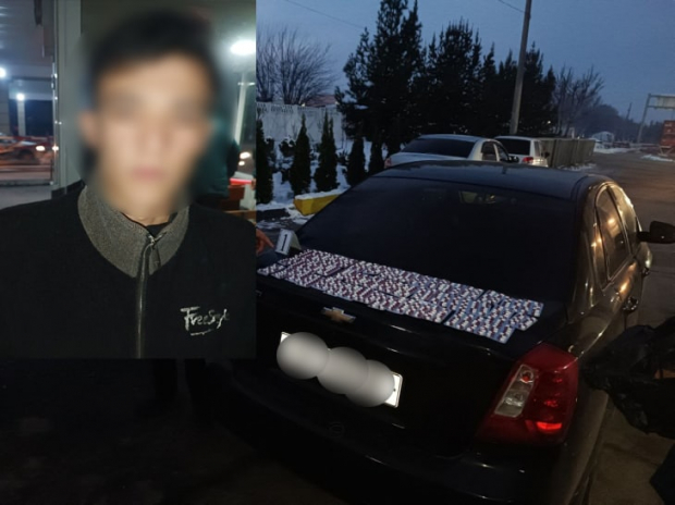 В Ташкенте водитель автомобиля «Lacetti» перевозил крупную партию психотропных препаратов