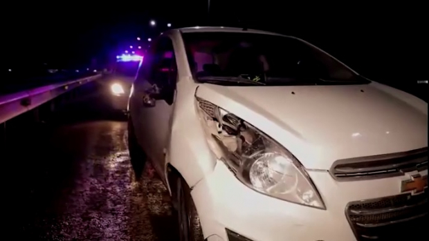 В Ахангаране водитель автомобиля «Spark» сбил пешехода и скрылся с места происшествия