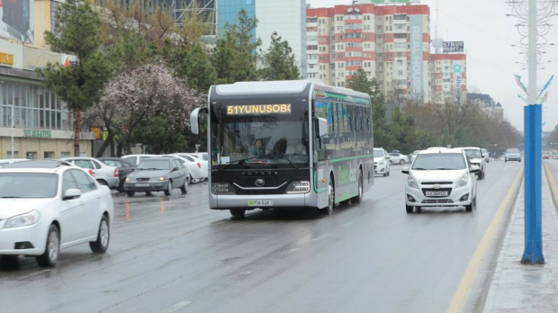 В Ташкенте автобусы оснастят видеорегистраторами для фиксации нарушений